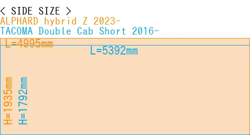 #ALPHARD hybrid Z 2023- + TACOMA Double Cab Short 2016-